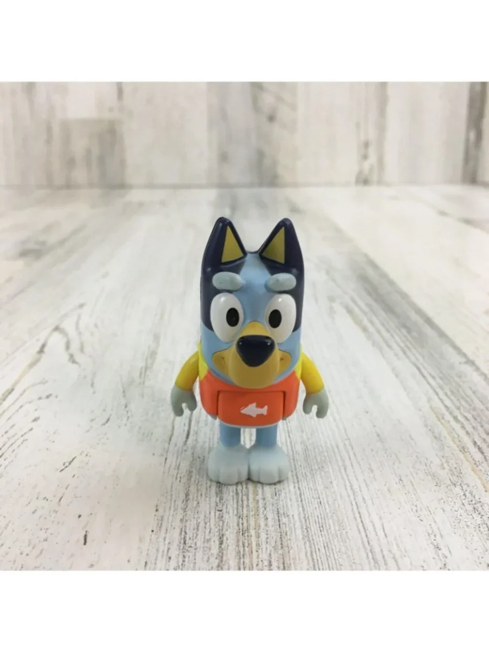 Bluey Heeler Figure Pink Goggles Orange Swim Suit Rashie Pool Beach Day NEW